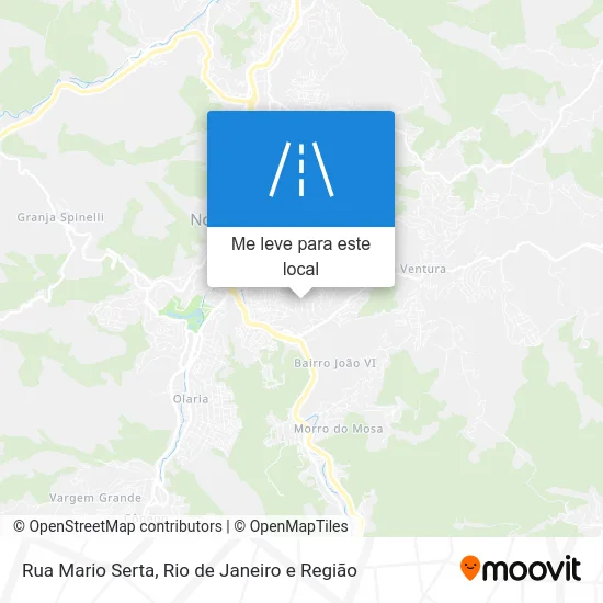 Rua Mario Serta mapa