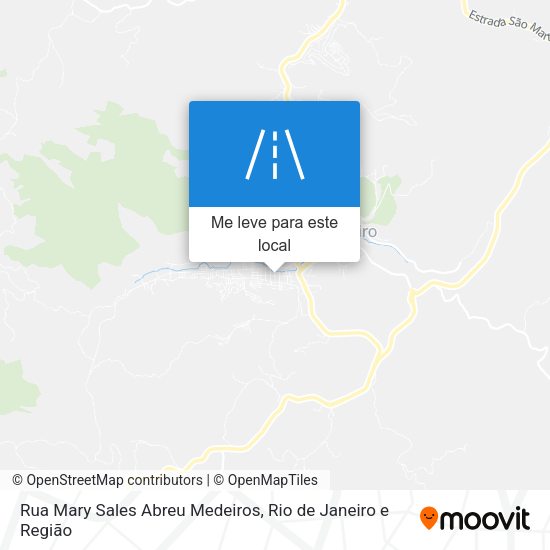 Rua Mary Sales Abreu Medeiros mapa