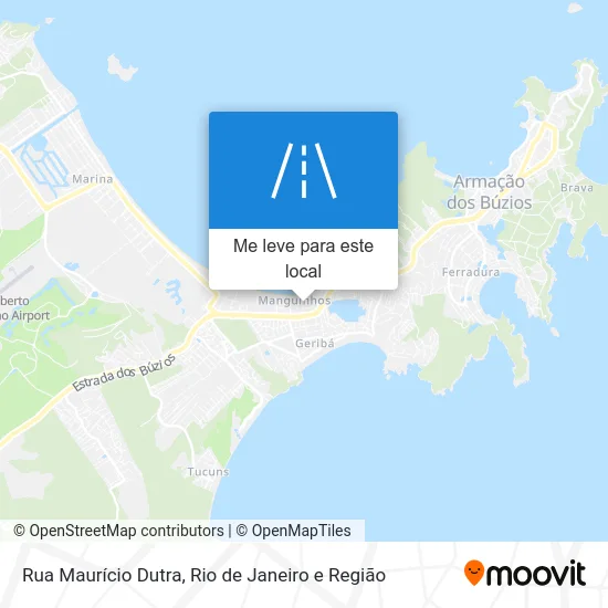 Rua Maurício Dutra mapa