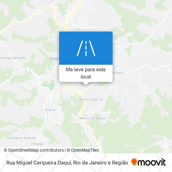 Rua Miguel Cerqueira Daqui mapa