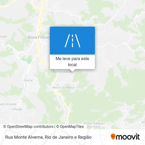 Rua Monte Alverne mapa