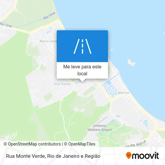 Rua Monte Verde mapa