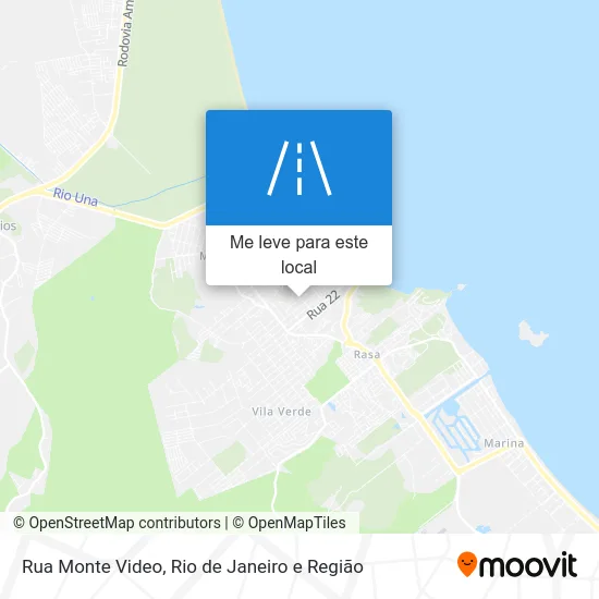 Rua Monte Video mapa