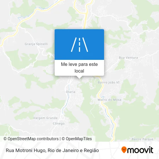 Rua Motroni Hugo mapa