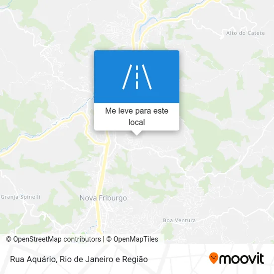 Rua Aquário mapa