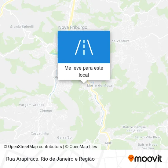 Rua Arapiraca mapa