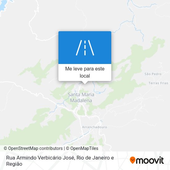 Rua Armindo Verbicário José mapa