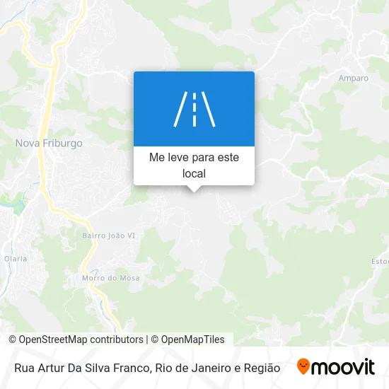 Rua Artur Da Silva Franco mapa