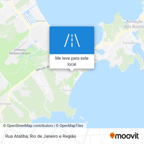 Rua Ataliba mapa