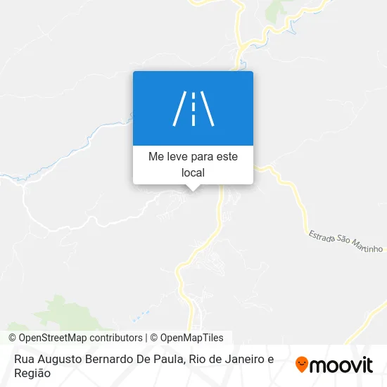 Rua Augusto Bernardo De Paula mapa