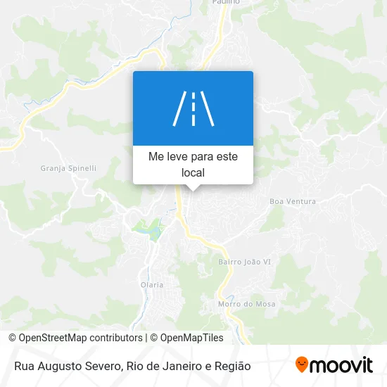 Rua Augusto Severo mapa
