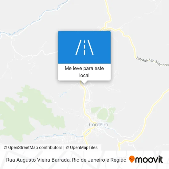 Rua Augusto Vieira Barrada mapa