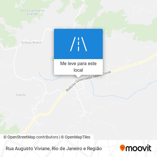 Rua Augusto Viviane mapa