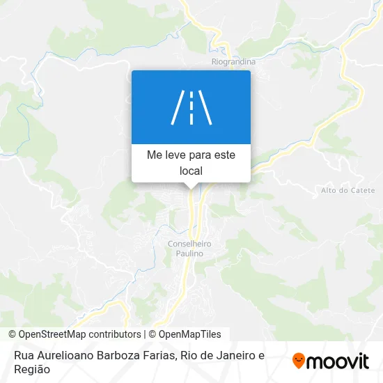 Rua Aurelioano Barboza Farias mapa