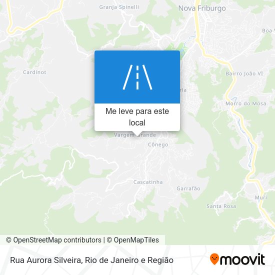 Rua Aurora Silveira mapa