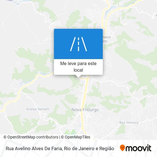 Rua Avelino Alves De Faria mapa