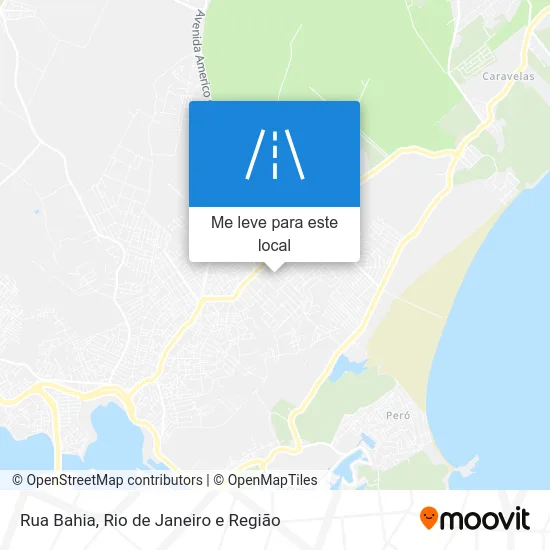 Rua Bahia mapa