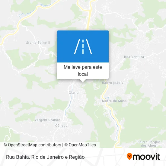 Rua Bahia mapa