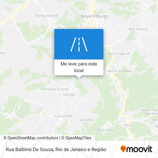 Rua Balbino De Souza mapa