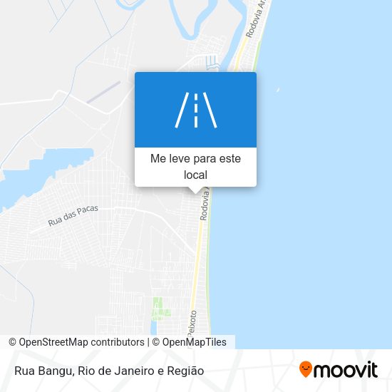 Rua Bangu mapa