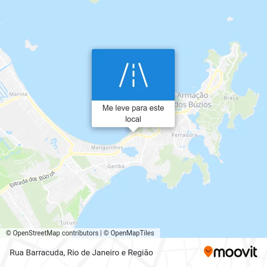 Rua Barracuda mapa