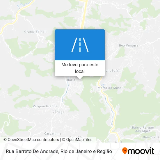 Rua Barreto De Andrade mapa