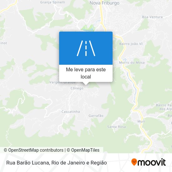 Rua Barão Lucana mapa