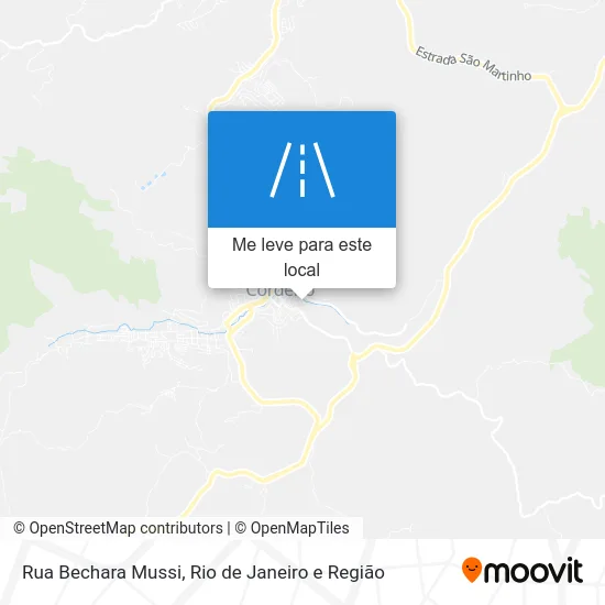 Rua Bechara Mussi mapa