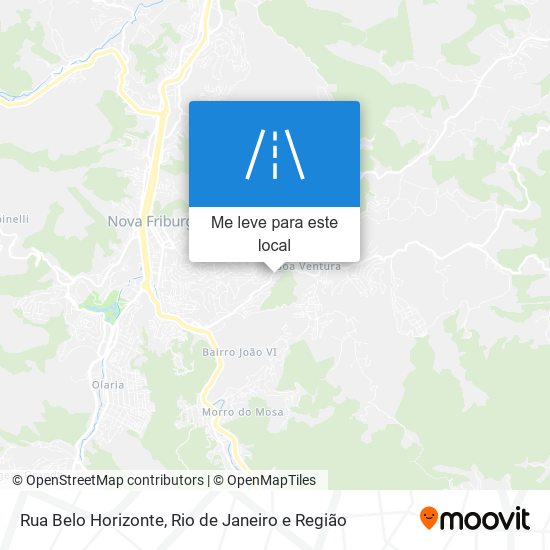 Rua Belo Horizonte mapa