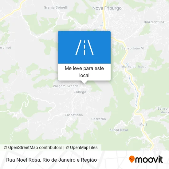 Rua Noel Rosa mapa