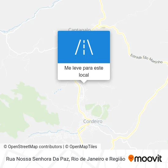 Rua Nossa Senhora Da Paz mapa