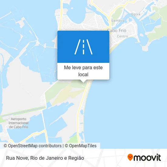 Rua Nove mapa