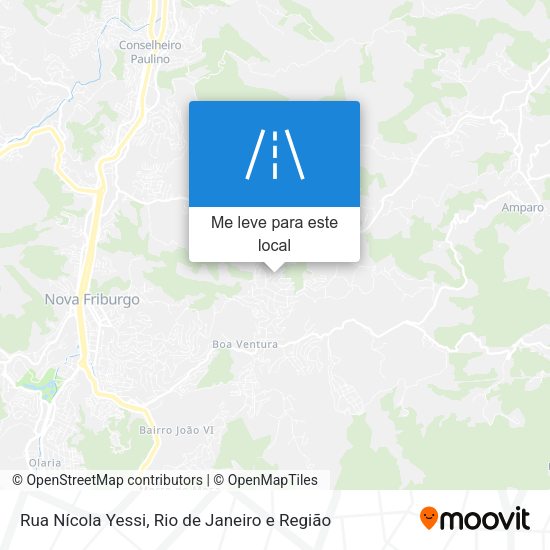 Rua Nícola Yessi mapa