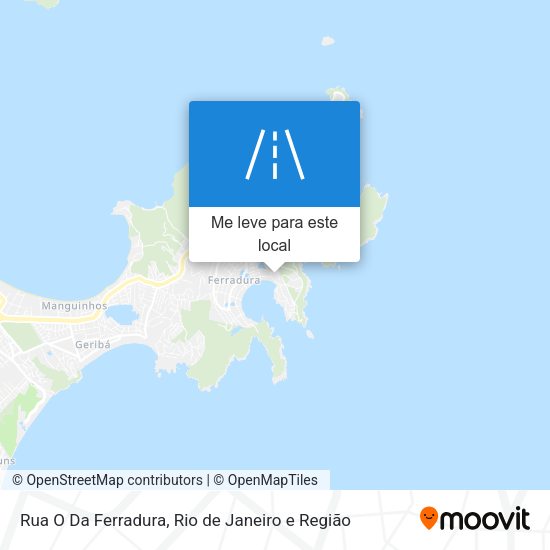 Rua O Da Ferradura mapa
