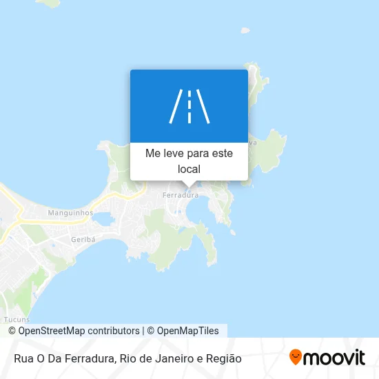 Rua O Da Ferradura mapa