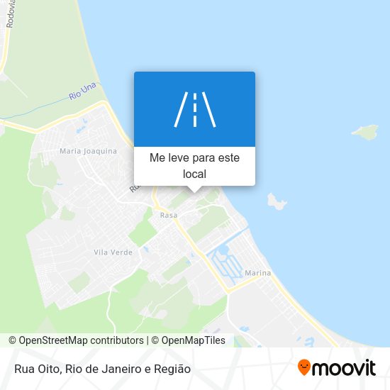 Rua Oito mapa