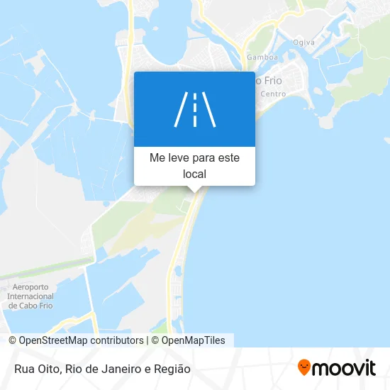 Rua Oito mapa