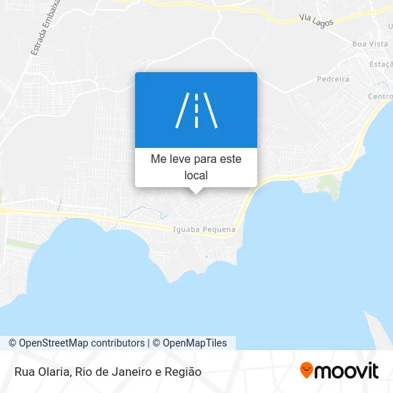 Rua Olaria mapa