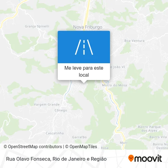 Rua Olavo Fonseca mapa