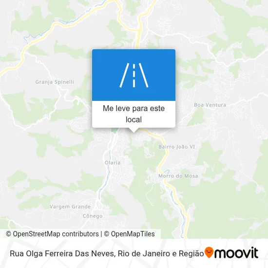 Rua Olga Ferreira Das Neves mapa