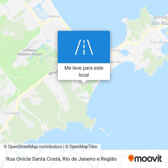 Rua Onicia Santa Costa mapa