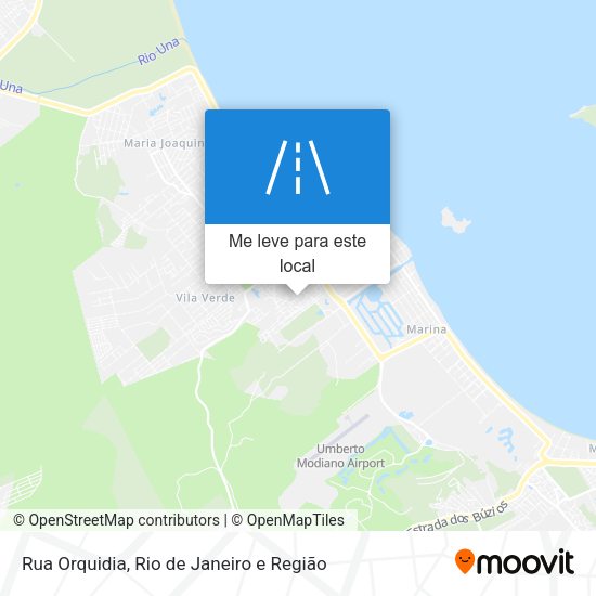 Rua Orquidia mapa