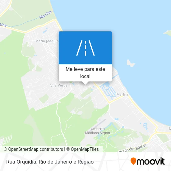 Rua Orquidia mapa