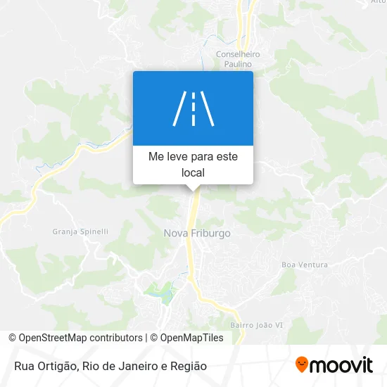 Rua Ortigão mapa