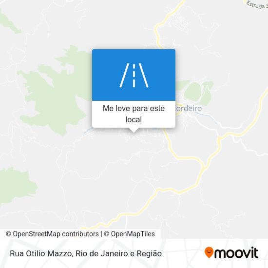 Rua Otilio Mazzo mapa