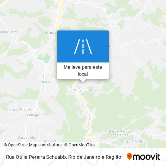 Rua Otília Pereira Schuabb mapa