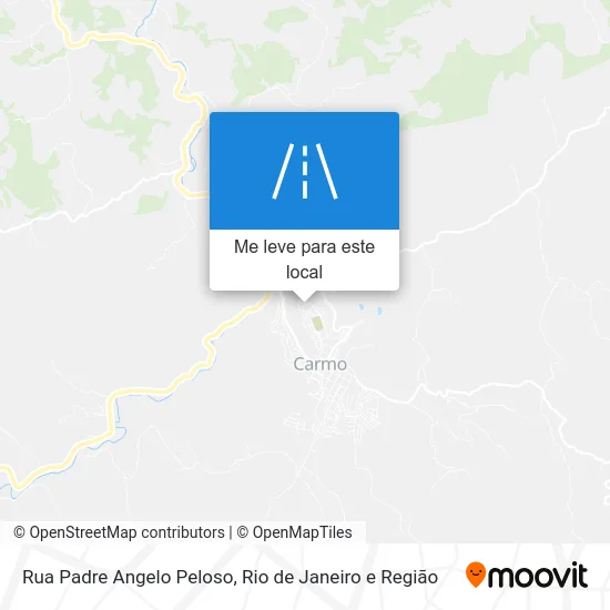 Rua Padre Angelo Peloso mapa