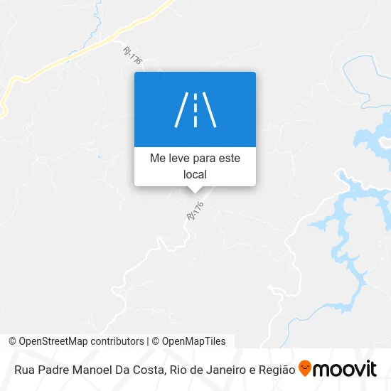 Rua Padre Manoel Da Costa mapa