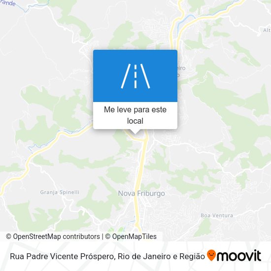 Rua Padre Vicente Próspero mapa