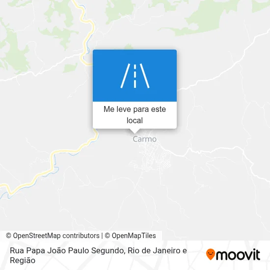 Rua Papa João Paulo Segundo mapa